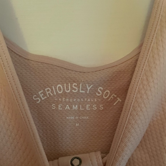 NWT Aeropostale Seriously Soft Button down tank - Picture 2 of 3